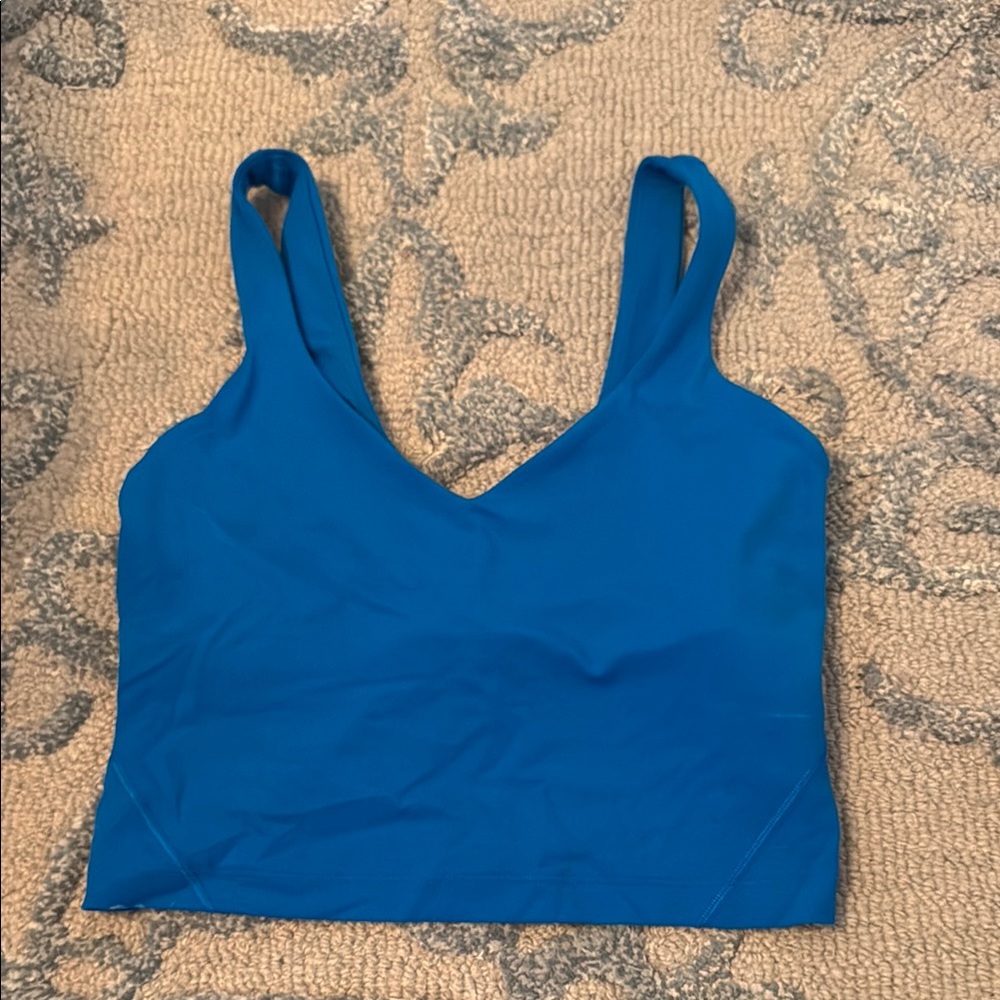 lululemon athletica Blue Tank Top